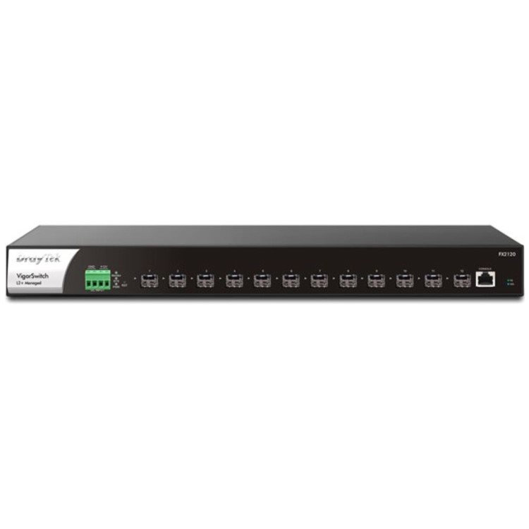 Draytek VigorSwitch FX2120 12 ports Managed Rack-Mountable Network Switch