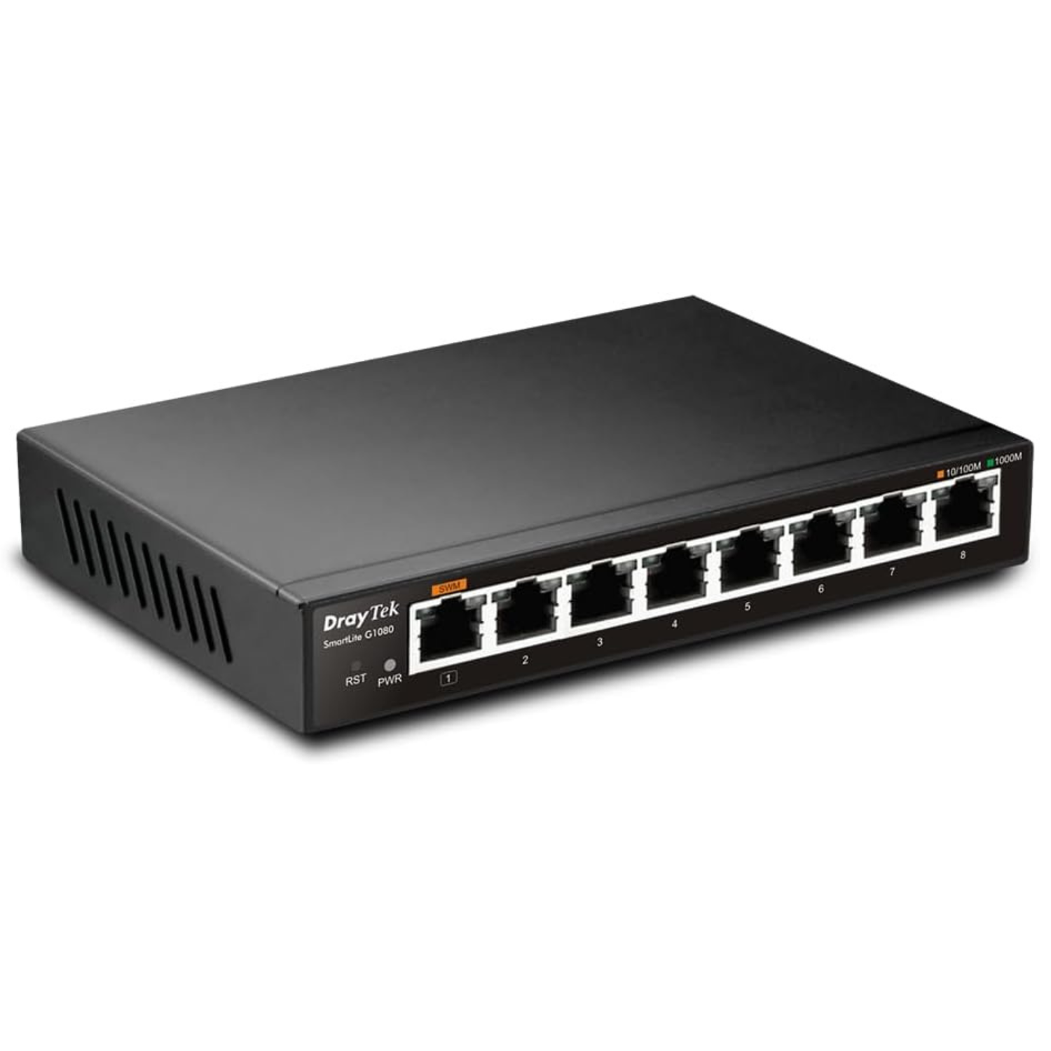 Draytek Black G1080 Gigabit Ethernet Network Managed Switch