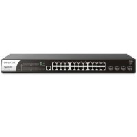 DrayTek VigorSwitch P2282x 24-Port PoE Rack-mountable Managed Switch DrayTek VigorSwitch P2282x 24-Port PoE Rack-mountable Managed Switch