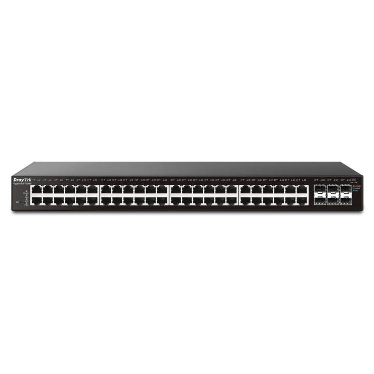 DrayTek VigorSwitch P2540XS 48-Port POE Rack & Wall Mountable Managed Switch