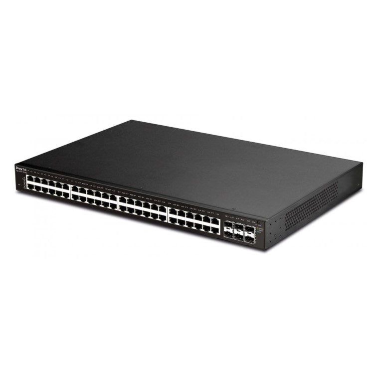 DrayTek VigorSwitch P2540XS 48-Port POE Rack & Wall Mountable Managed Switch