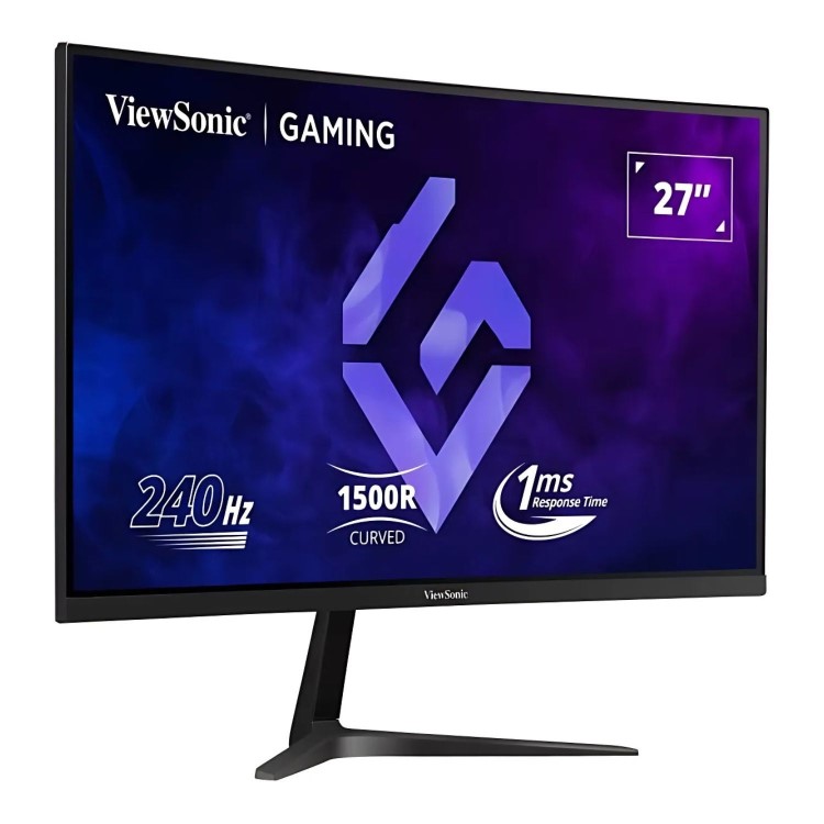 Refurbished ViewSonic VX2719-PC-MHD 27" VA Full HD 240Hz 1ms Curved Gaming Monitor