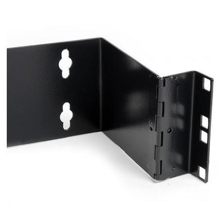 2U 19in Hinged Wall Mount Bracket for Patch Panels