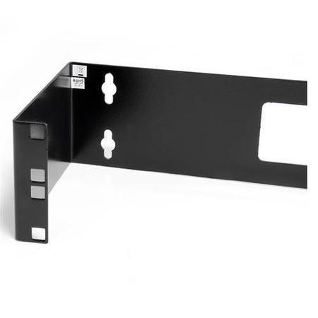 2U 19in Hinged Wall Mount Bracket for Patch Panels