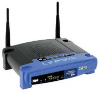 Linksys Wireless Access Point Router w/ 4-Port Switch 802.11g and Linux 