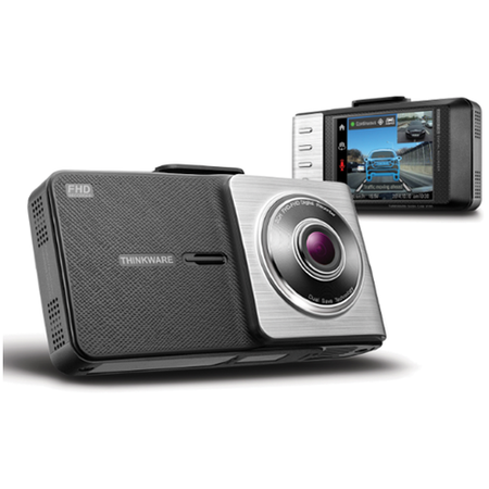 Thinkware X550 Full HD 2 ch Dash Cam with 32GB Micro SD Card - GPS Hardwire Kit