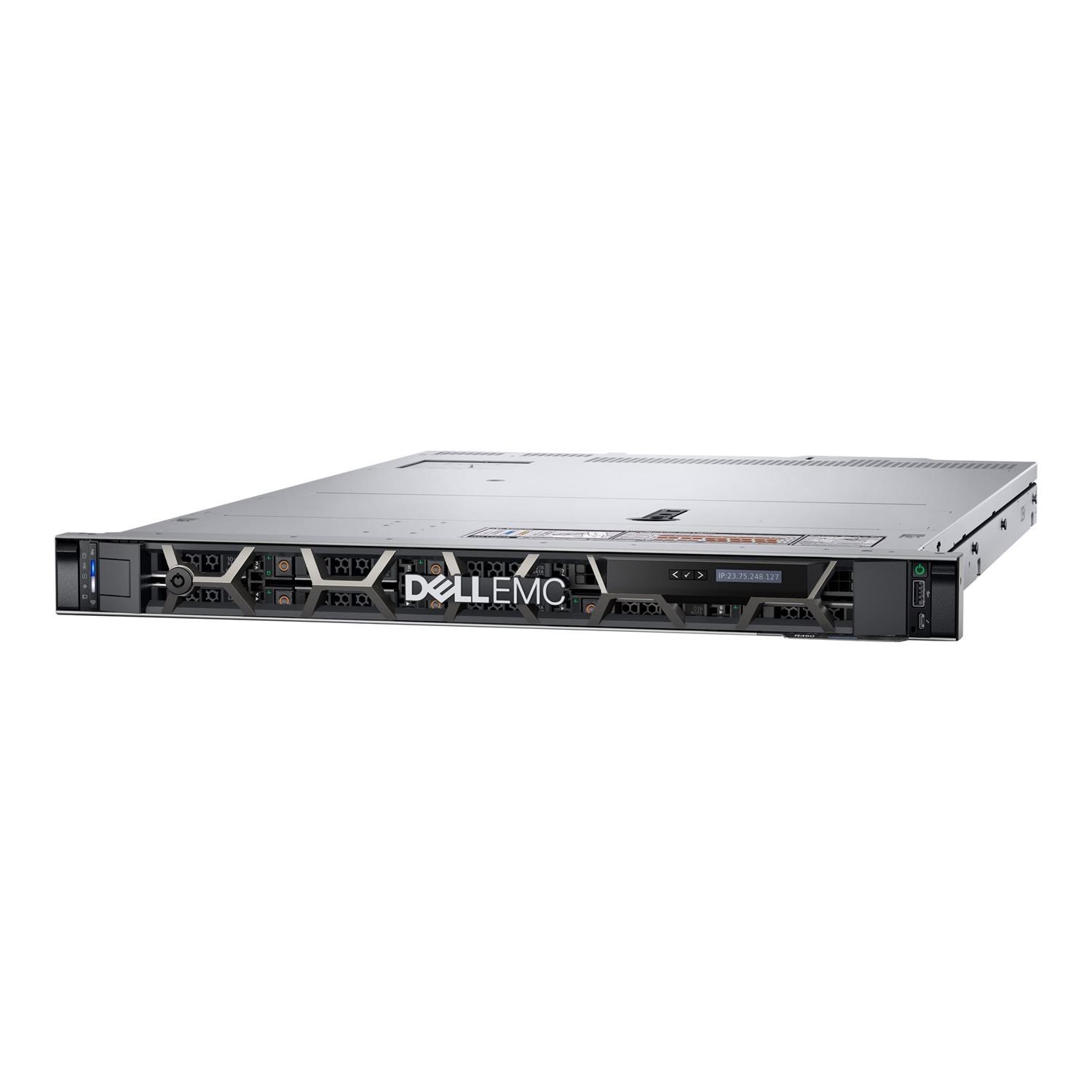Dell EMC PowerEdge R450 Xeon Silver 4310 - 2.1GHz 16GB 480GB - Rack ...