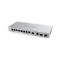 Zyxel XGS1010-12 12-Port Desktop Wall-mountable Gigabit Switch