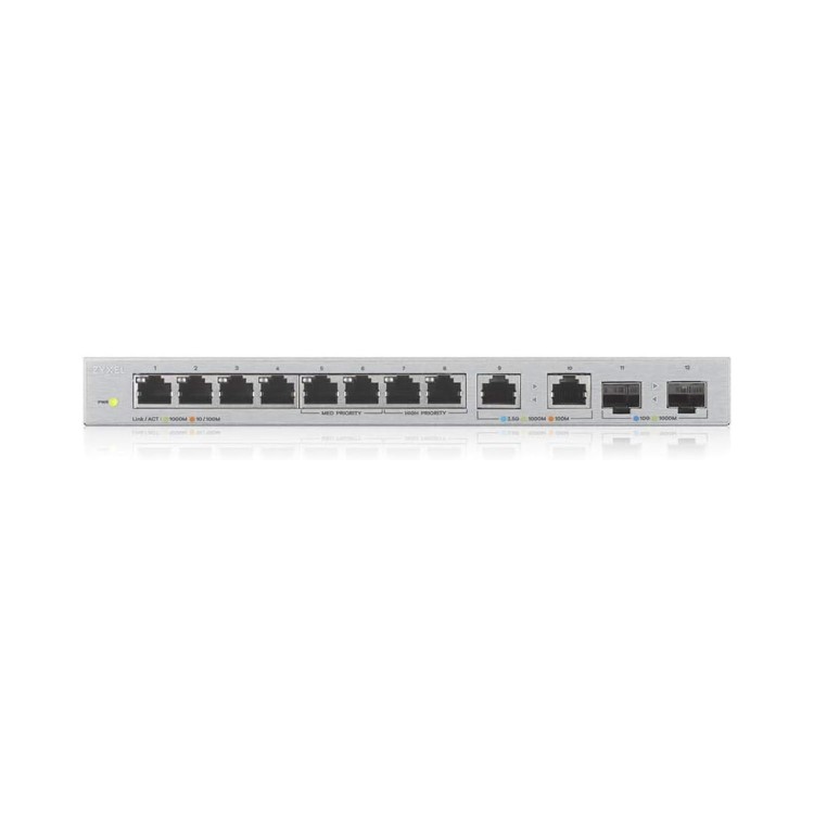 Zyxel XGS1010-12 12-Port Desktop Wall-mountable Gigabit Switch