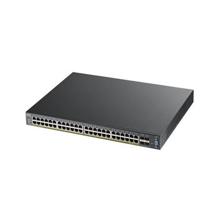 Zyxel XGS2210-52HP 48-Port Layer 2 Managed Stackable Gigabit PoE+ Switch