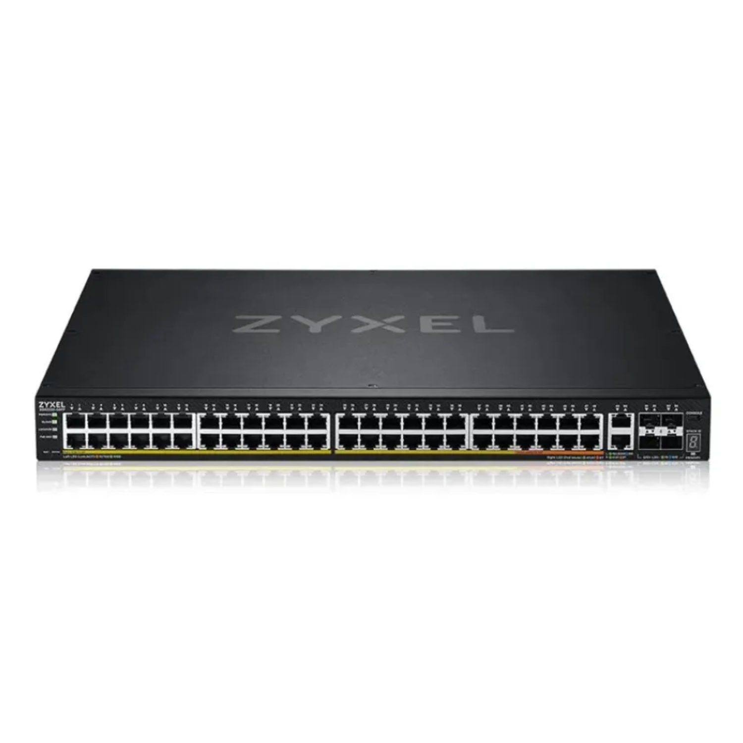 Zyxel Black Xgs2220-54Fp Nebulaflex Pro 48-Port Layer 3 Managed Rackmount Gigabit Poe+ Switch