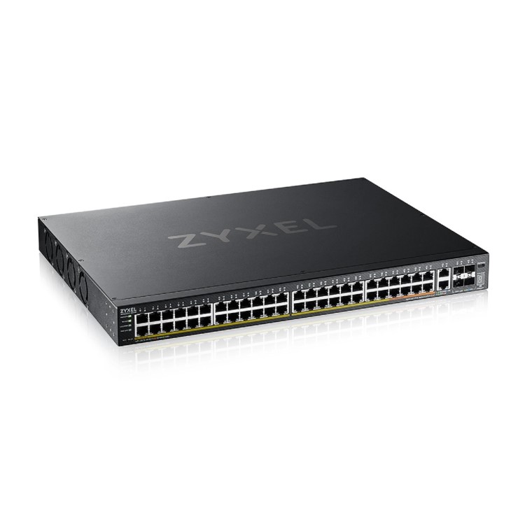 Zyxel XGS2220 Series 48-Port Gigabit Ethernet PoE L3 Rack-mountable Managed Switch