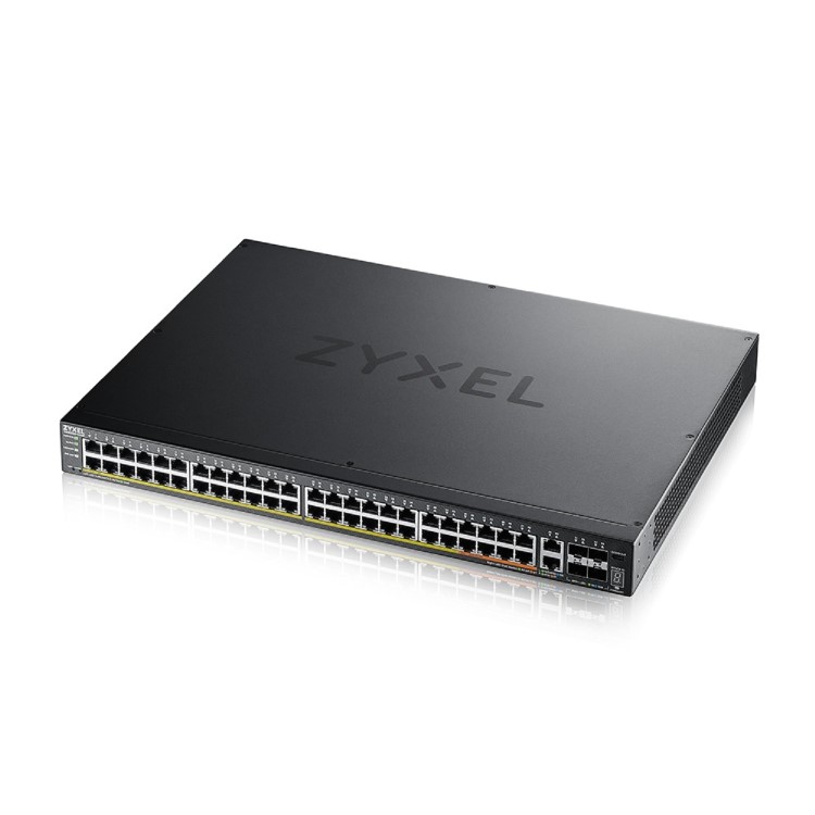 Zyxel XGS2220 Series 48-Port Gigabit Ethernet PoE L3 Rack-mountable Managed Switch