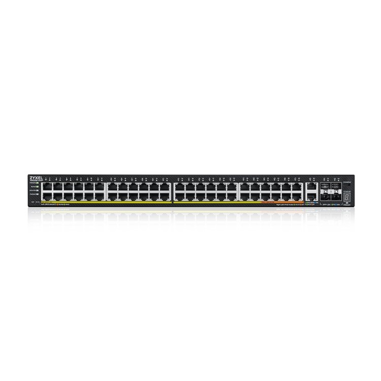 Zyxel XGS2220 Series 48-Port Gigabit Ethernet PoE L3 Rack-mountable Managed Switch