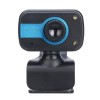 USB Webcam with Built in Microphone in Blue