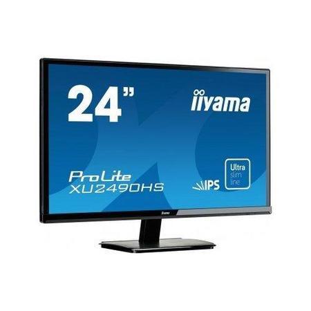Iiyama ProLite XU2490HS 24" LED Backlit 1920x1080 HDMI DVI-D DP Monitor