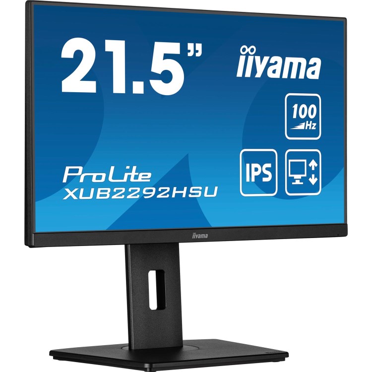 iiyama ProLite XUB2292HSU 22" IPS Full HD 100Hz Height-Adjustable Monitor