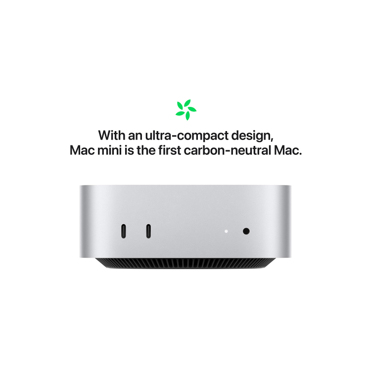 Apple Mac mini M4 32GB RAM 256GB SSD 10-Core GPU - Silver