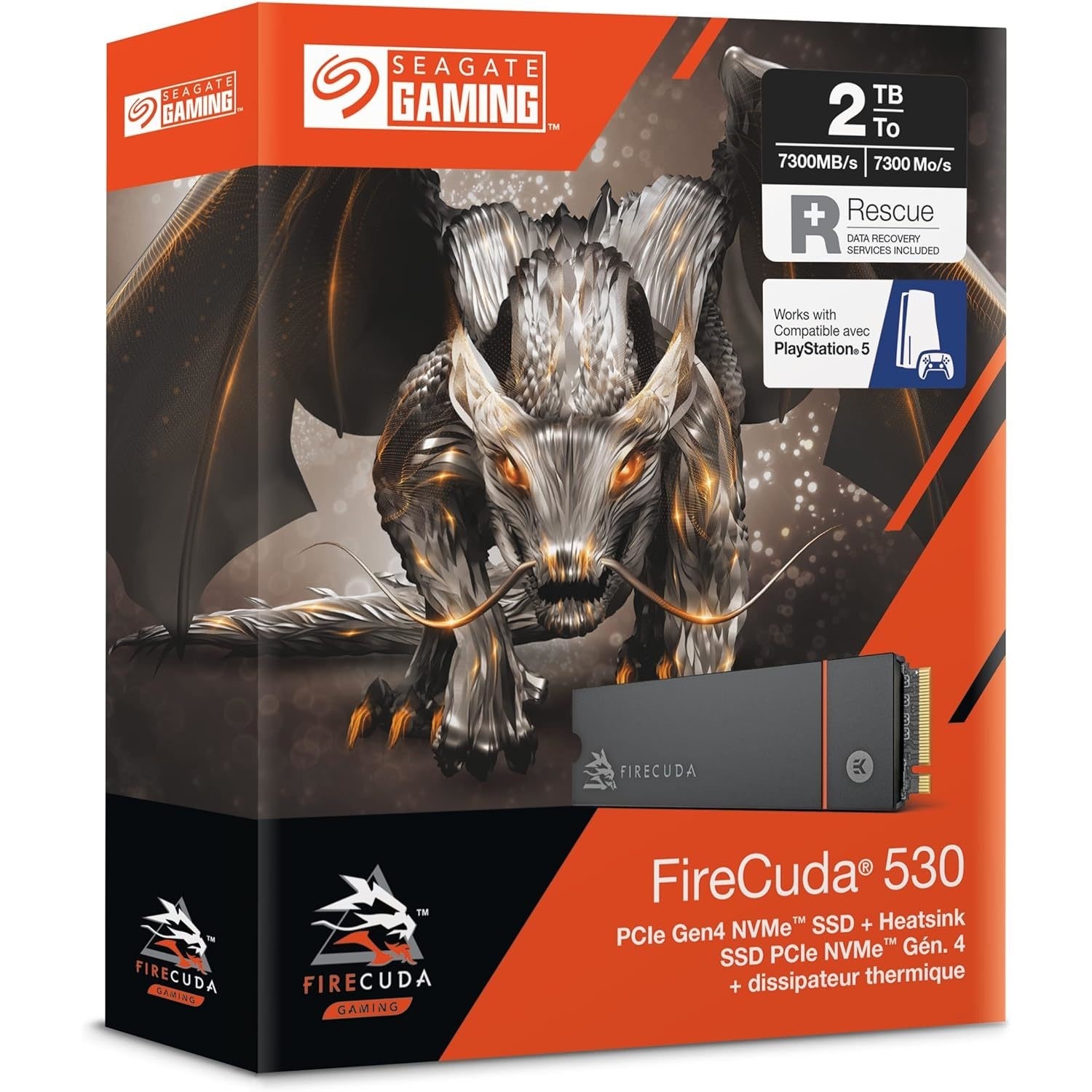 Seagate FireCuda 530 2TB M.2 NVMe Internal SSD on Servers Direct