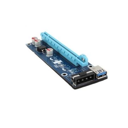 Kolink PCI-E 1X to 16X Powered Riser Card Mining Rendering Kit - 60CM