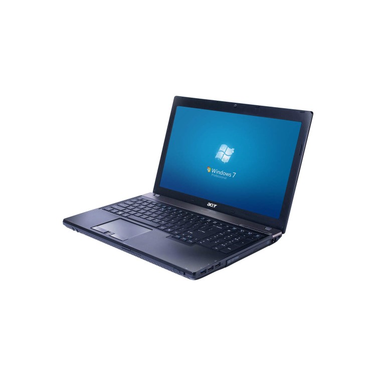 Refurbished Grade A1 Acer Travelmate 5760 Core i5 Windows 7 Pro Laptop in Black 