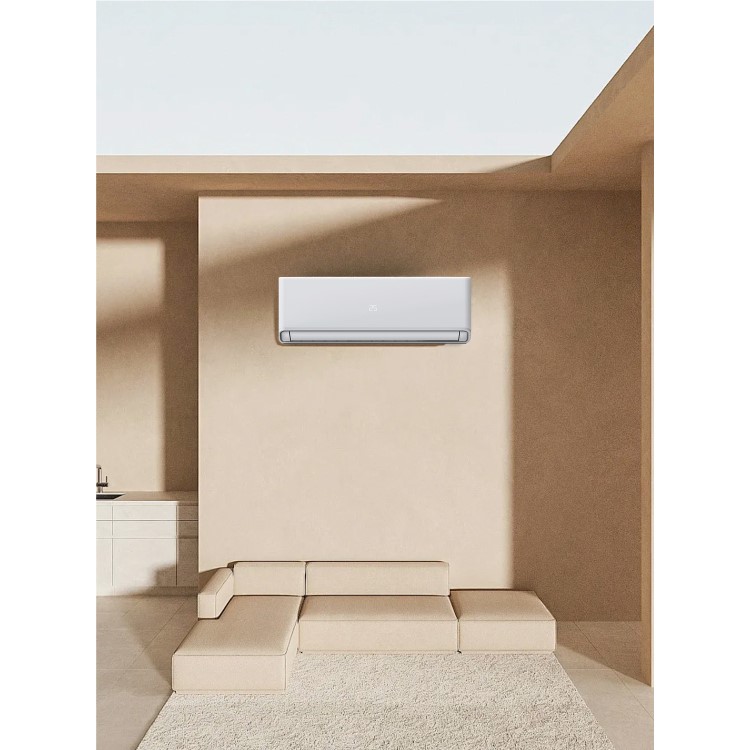 electriQ 18000 BTU Hitachi Powered Smart Wall Mounted Split Air Conditioner with Heat Pump 5 meters pipe kit and 5 