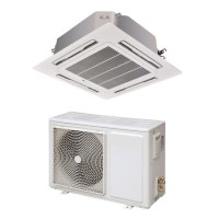 electriQ Super Slim 24000 BTU Ceiling Cassette Air Conditioner with Heating Function