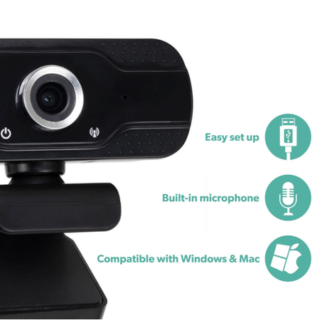 electriQ 1080p Full HD Webcam