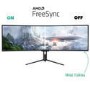 GRADE A2 - electriQ 49" VA 5K 240Hz 1ms Super UltraWide Curved Gaming Monitor