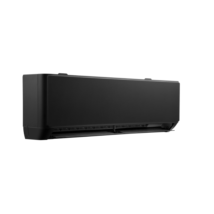 electriQ iQool Multi-Split 2 x 12000 BTU Smart Wall Mounted Air Conditioner with Heat Pump - Pipe Kits Included - Black