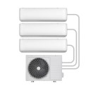 iQool-3MS9K9K9K electriQ iQool Multi-Split 3 x 9000 BTU Smart Wall Mounted Air Conditioner with Heat Pump - Pipe Kits Included