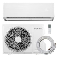 electriQ iQool 18000 BTU WiFi Smart A++ Wall Mounted Split Air Conditioner with Heat Pump - 5m Pipe Kit Included