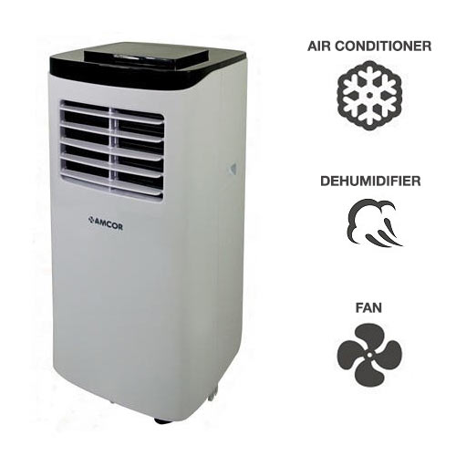 Amcor 7000 BTU Slim & Portable Air Conditioner for rooms up to 18 sqm