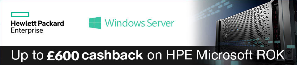 Up to £900 Cashback on HPE Microsoft ROK