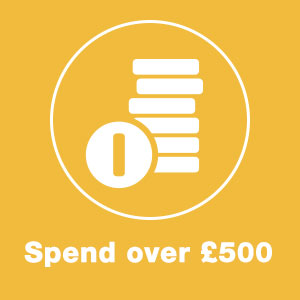 Spend over £500