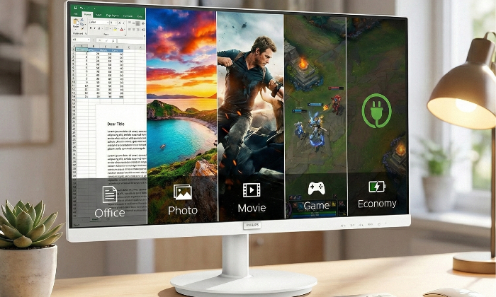 SmartImage pre-sets for easy optimised image settings